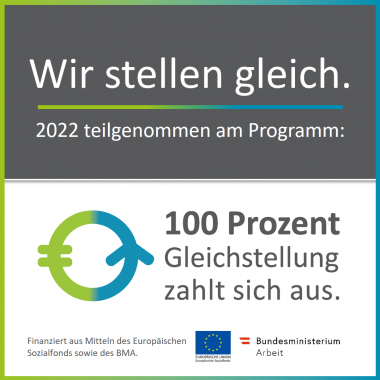 Logo des Beratungsprogramms 100 Prozent.