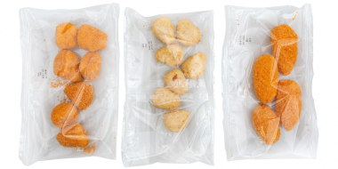 Primana Partybox: drei Partysnack-Varianten sind je nach Sorte in weitere Kunststoffumhüllungen verpackt