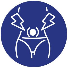 Illustration Menstruationsbeschwerden