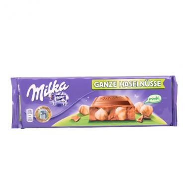 Milka Ganze Haselnüsse: gleiche Verpackung, gleicher Preis; Bild: VKI