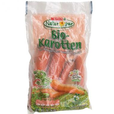 Spar Natur Pur Bio-Karotten (Bild: VKI/U. Romstorfer)