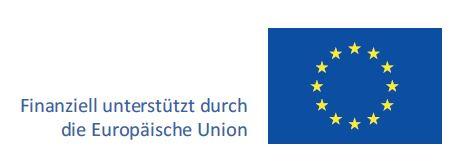 Finanziell unterstützt durch die Europäische Union Logo