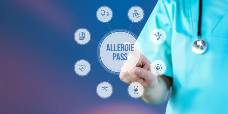 Allergiepass Arzt digitales medizinisches Interface