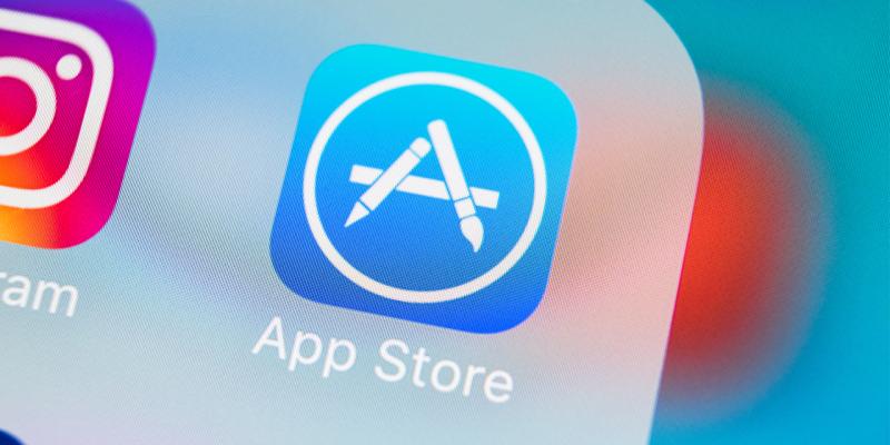 Apple Store App Smartphone-Bildschirm