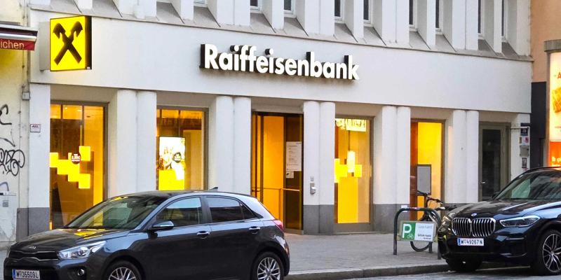 Raiffeisen-Bank auf der Landstraßer Hauptstraße