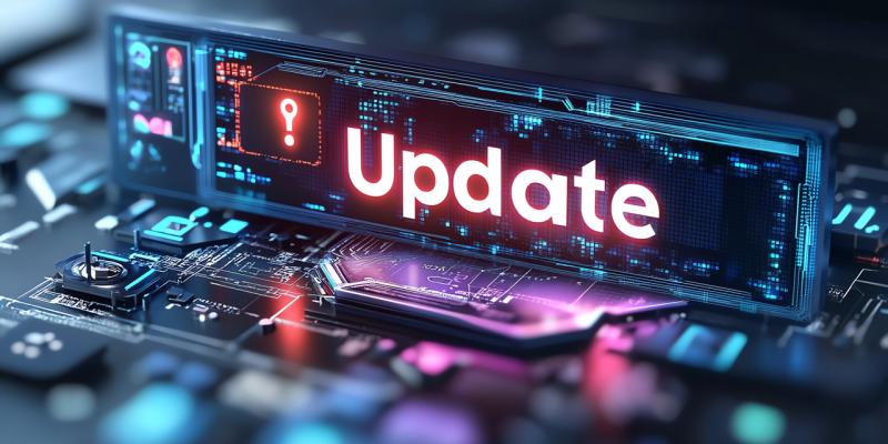 Display Schriftzug Display Platine futuristisches Design