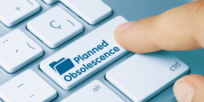 Geplante Obsoleszenz Tastatur beschriftete Taste