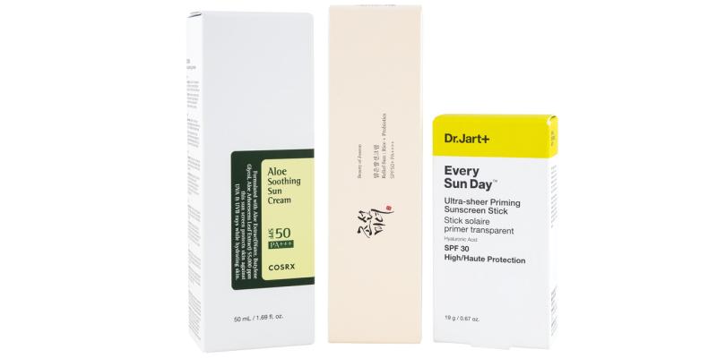 Koreanische Sonnenschutzmittel
