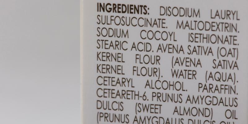 Liste der Inhaltsstoffe Kosmetika