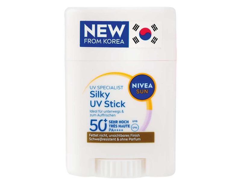 Abbildung des Sonnenschutzmittel Silky UV Stick von Nivea