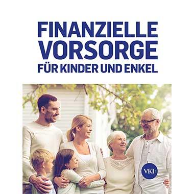 Cover des VKI-Buches Finanzielle Vorsorge für Kinder und Enkel