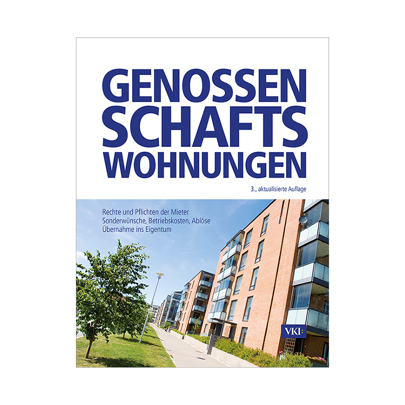 Titelbild des VKI-Buches Genossenschaftswohnungen